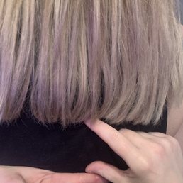 Before her HORRENDOUS "trim"
