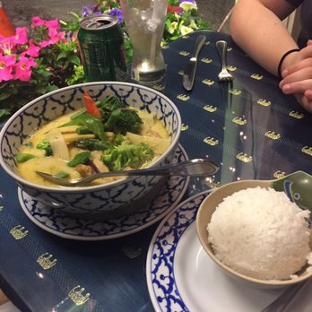 Bangkok Kitchen - Green curry with tofu! Yum! - Thai Near Me - Hyannis, Massachusetts Bangkok Kitchen - Green curry with tofu! Yum! - Thai Near Me - Hyannis, Massachusetts