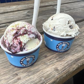 Big Dipper Ice Cream - Huckleberry lemon and cookie dough - Ice Cream & Frozen Yogurt Near Me - Missoula, Montana