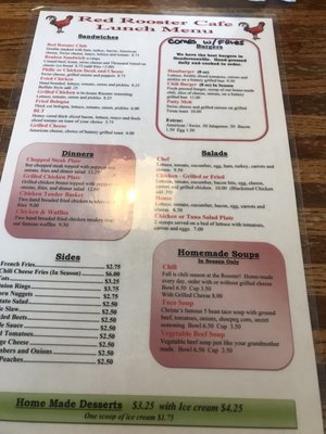 Menu photo 8 Red Rooster Cafe Hendersonville, TN Menu photo 8 Red Rooster Cafe Hendersonville, TN