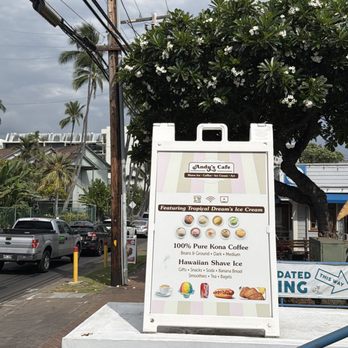 Andy's Cafe - Ice Cream & Frozen Yogurt Near Me - Kailua-kona, Hawaii Andy's Cafe - Ice Cream & Frozen Yogurt Near Me - Kailua-kona, Hawaii