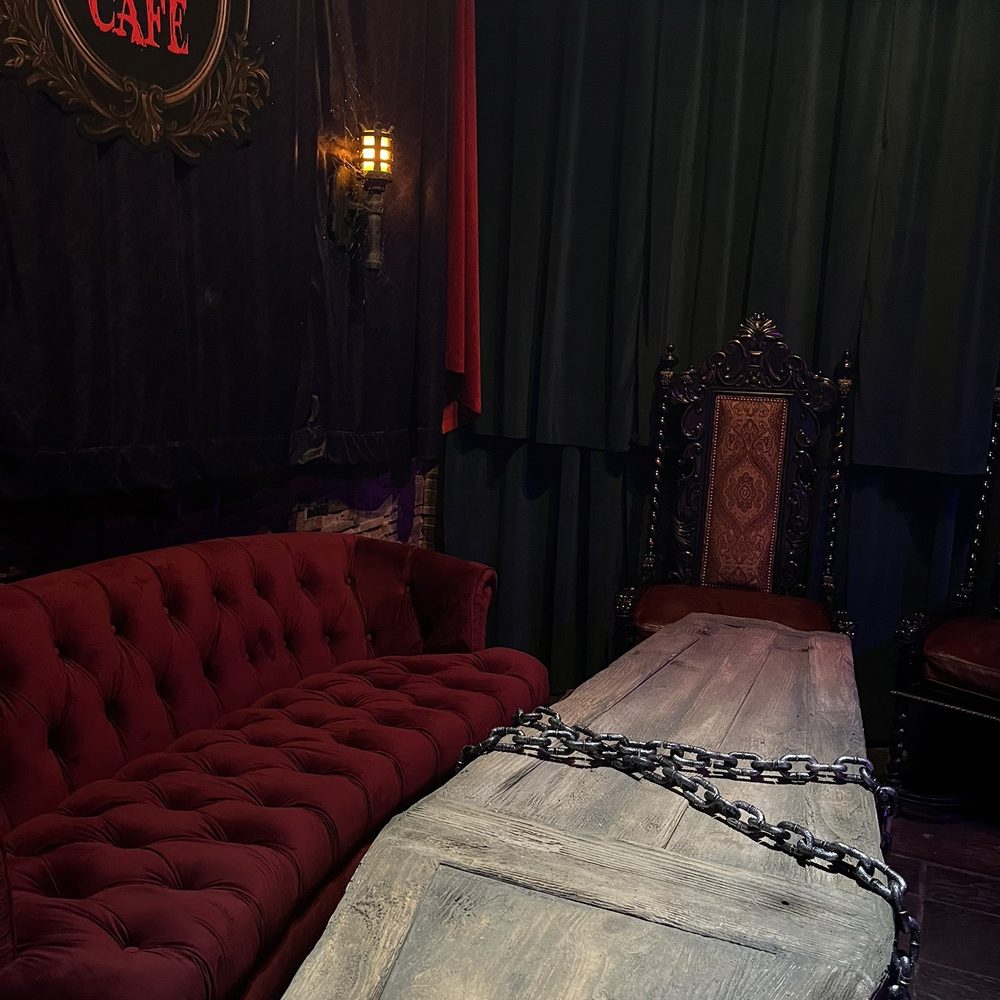 Haunted Castle Cafe - The gorgeous waiting area - Seafood Near Me - Plano, Texas Haunted Castle Cafe - The gorgeous waiting area - Seafood Near Me - Plano, Texas