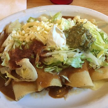 Playa Chac Mool - Four enchiladas. - Mexican Near Me - St. Augustine, Florida