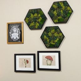 artwork in Rae's studio