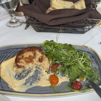 Tuscan Kitchen Seaport - Lump CRAB CAKE* - was very good!! - Italian Near Me - Boston, Massachusetts