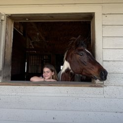 McNally Show Horses - Happy girl with her pony