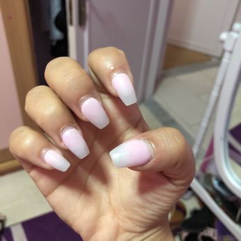 Jeannys Nails - This picture is after 3 weeks , my acrylic still look perfect just my nails grew! - Nail Salons Near Me - Redondo Beach, California