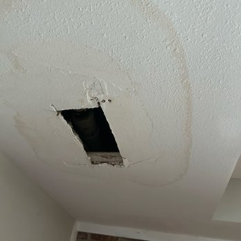 Forrest Kyser And Jeffrey Rabren - Huge hole from water damage - Drywall Installation & Repair Near Me Forrest Kyser And Jeffrey Rabren - Huge hole from water damage - Drywall Installation & Repair Near Me