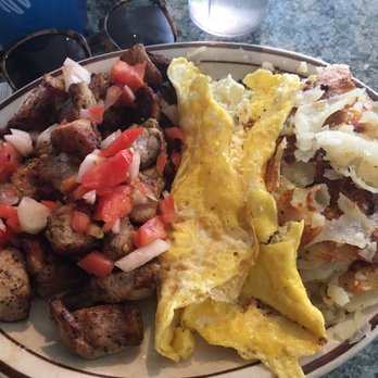Pete's Kitchen - Souvlaki breakfast, added feta cheese - Greek Near Me - Denver, Colorado Pete's Kitchen - Souvlaki breakfast, added feta cheese - Greek Near Me - Denver, Colorado