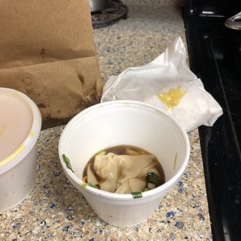 Oriental Express - Almost empty soup. - Fast Food Near Me - Denton, Texas