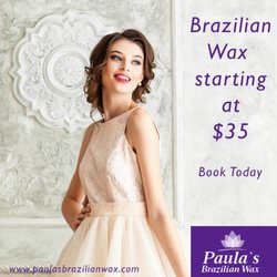 Paula's Brazilian Wax Aesthetic Studio - Brazilian Wax $35 Paula's Brazilian Wax.  www.paulasbrazilianwax.com