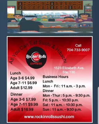 Menu photo 2 Neo Sushi Express Charlotte, NC Menu photo 2 Neo Sushi Express Charlotte, NC