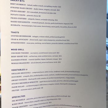 Launderette - Dinner Menu:) - New American Near Me - Austin, Texas Launderette - Dinner Menu:) - New American Near Me - Austin, Texas