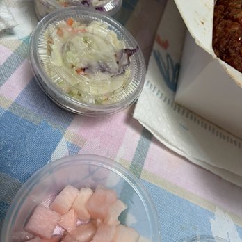 Vons Chicken - Sides of daikon and coleslaw - Korean Near Me - Rancho Cordova, California