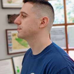 Chuck Simon's Barber Shop - High and tight fade