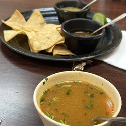 Mariscos El 7 Mares - Charro beans with my meal