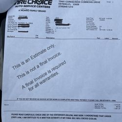 Tire Choice Auto Service - Page 2 Estimate Tire Choice