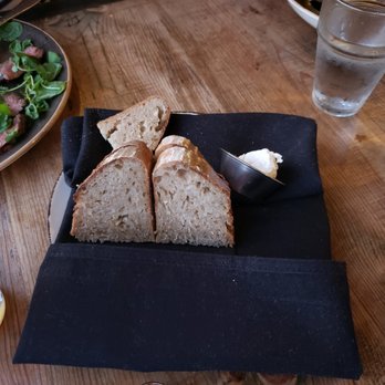 Fin & Brew - We only received bread midway through meal after having a word with the Manager - main course was already on table. Bread was good though! - New American Near Me - Peekskill, New York