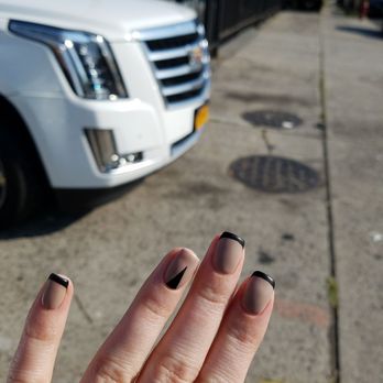 V Aesthetic SPA - Black French gel by Katia - Day Spas Near Me - Brooklyn, New York V Aesthetic SPA - Black French gel by Katia - Day Spas Near Me - Brooklyn, New York