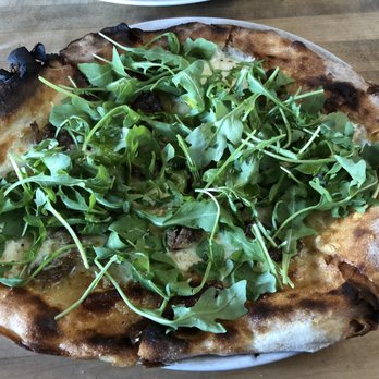Pizzeria Bianco - Biancoverde. Fresh mozzarella, parmigiano reggiano, ricotta, arugula. Added fennel sausage. - Pizza Near Me - Phoenix, Arizona Pizzeria Bianco - Biancoverde. Fresh mozzarella, parmigiano reggiano, ricotta, arugula. Added fennel sausage. - Pizza Near Me - Phoenix, Arizona