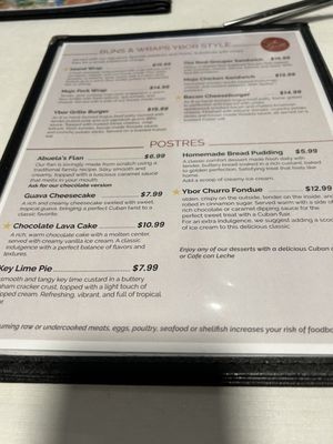 Menu photo 3 Ybor Grille Ruskin, FL