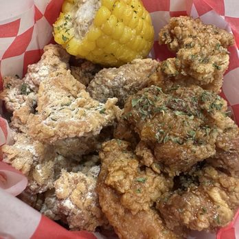 Dduk Dabang - C5 Half & Half Popcorn Chicken (Large $29) - Korean Near Me - San Francisco, California Dduk Dabang - C5 Half & Half Popcorn Chicken (Large $29) - Korean Near Me - San Francisco, California