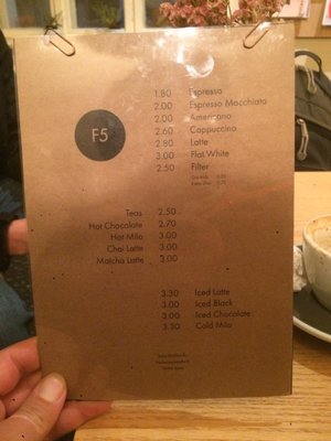 Menu photo 3 F5 Coffee Berlin, BE