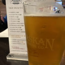 Nice beer menu Nice beer menu