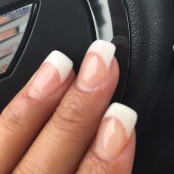 Nails 4 U & Spa - This is after fixing them... Still tinted yellow, still uneven and almost looking like they are lifting. - Nail Salons Near Me - Henrico, Virginia