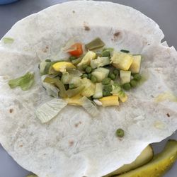 Golden Goal Sports Park - This is the vegetable wrap provided to my vegetarian friend.
