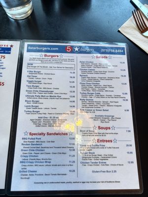 5 Star Burgers by null