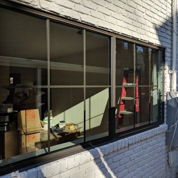 The Window Store - Bronze aluminum picture window with grids. Exterior. - Windows Installation Near Me - Marietta, Georgia The Window Store - Bronze aluminum picture window with grids. Exterior. - Windows Installation Near Me - Marietta, Georgia