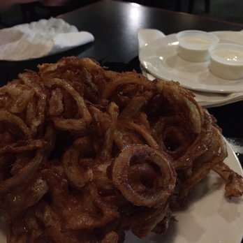 Langer's Bar & Grill - Onion Rings with house ranch - Burgers Near Me - Sheldon, Iowa
