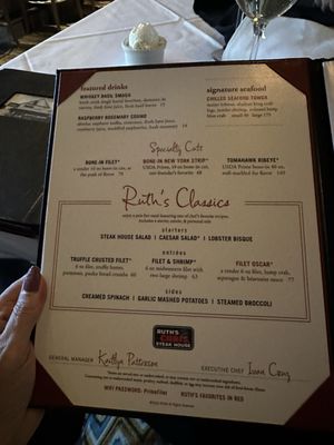 Menu photo 2 Ruth's Chris Steak House Granger, IN Menu photo 2 Ruth's Chris Steak House Granger, IN
