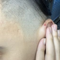 A Cut Above The Rest - Been coming here for years and never had a problem like this. Realized I had cuts on my both sides of my ears.