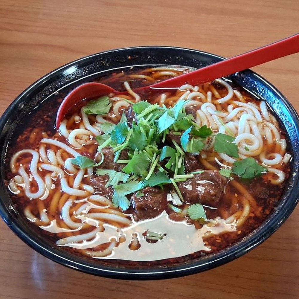 Noodle Thyme - Spicy Beef Soup with rice noodles - Chinese Near Me - Kennewick, Washington Noodle Thyme - Spicy Beef Soup with rice noodles - Chinese Near Me - Kennewick, Washington