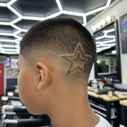 Haircut and design by chris