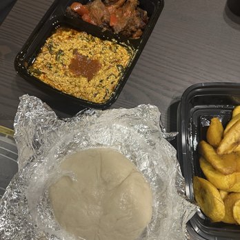 Lynda's African Delicacies - Fufu & Egusi with Beef - African Near Me - Irvine, California