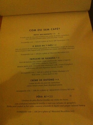 Menu photo 8 The Decadente Lisbon, 11