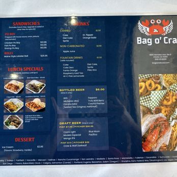 Bag O' Crab - Menu - Seafood Near Me - Clovis, California Bag O' Crab - Menu - Seafood Near Me - Clovis, California
