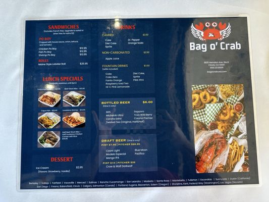Menu photo 3 Bag O' Crab Clovis, CA Menu photo 3 Bag O' Crab Clovis, CA