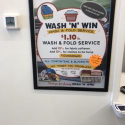 Wash ‘N’ Win - Wash and Fold Service