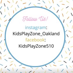 Kids Play Zone - We are social - Follow us on social media for updates on grand opening, events and so much more!