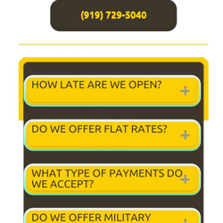 Yellow Diamond Raleigh Durham Taxi Cab Service - Frequently Asked Questions