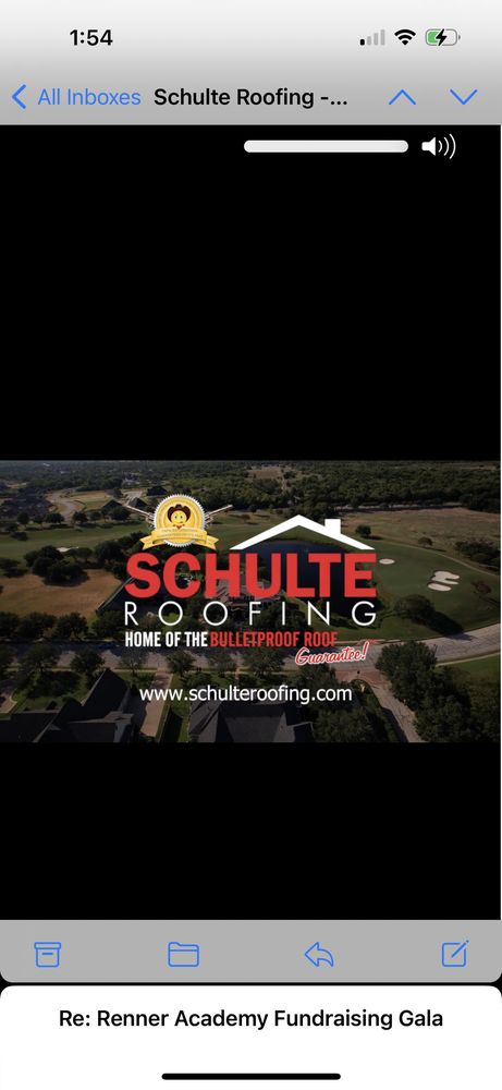 Slide of Schulte Roofing
