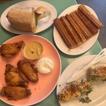 Paseo - big portion of Churros. Our spread - Caribbean Near Me - Seattle, Washington