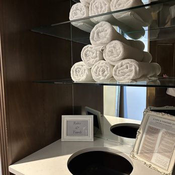 Woodhouse Spa Bottleworks - Women's locker stocked with towels - Massage Near Me - Indianapolis, Indiana Woodhouse Spa Bottleworks - Women's locker stocked with towels - Massage Near Me - Indianapolis, Indiana