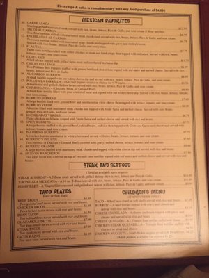Menu photo 6 Laredo Mexican Restaurant Auburn, AL