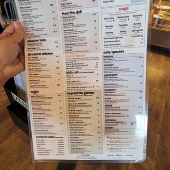 Beyond Bread - Menu! It's huge! So many options! I like going with a half soup and sandwich. A salad or bread bowl. - Bakeries Near Me - Tucson, Arizona