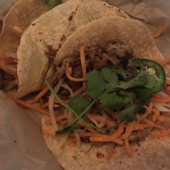 Broderick - Happy hour banh mi tacos... yum!! - Burgers Near Me - Walnut Creek, California